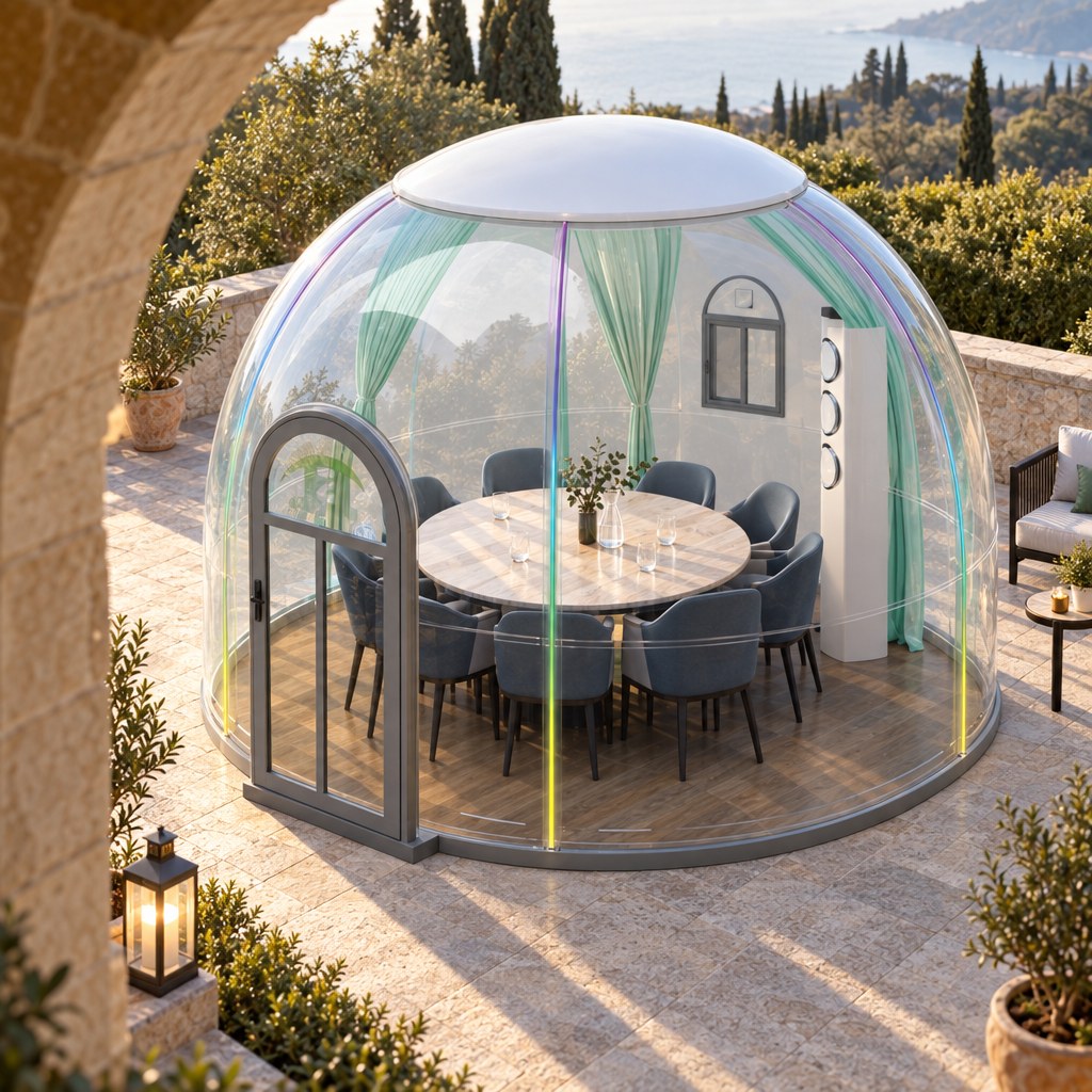 Dôme transparent Dôme Étoilé en polycarbonate