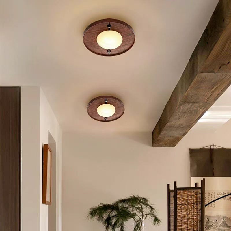 Plafonnier “Wood Orb”