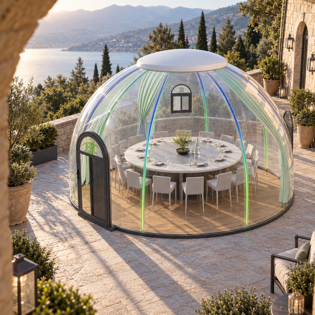 Dôme transparent Dôme Étoilé en polycarbonate