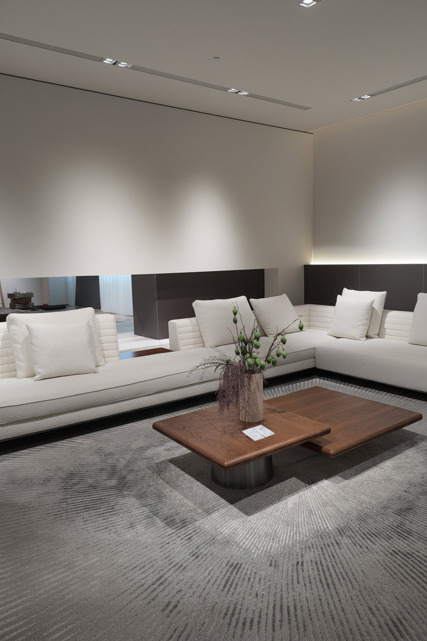 Cream & Walnut living room – Discreet Opulence Collection