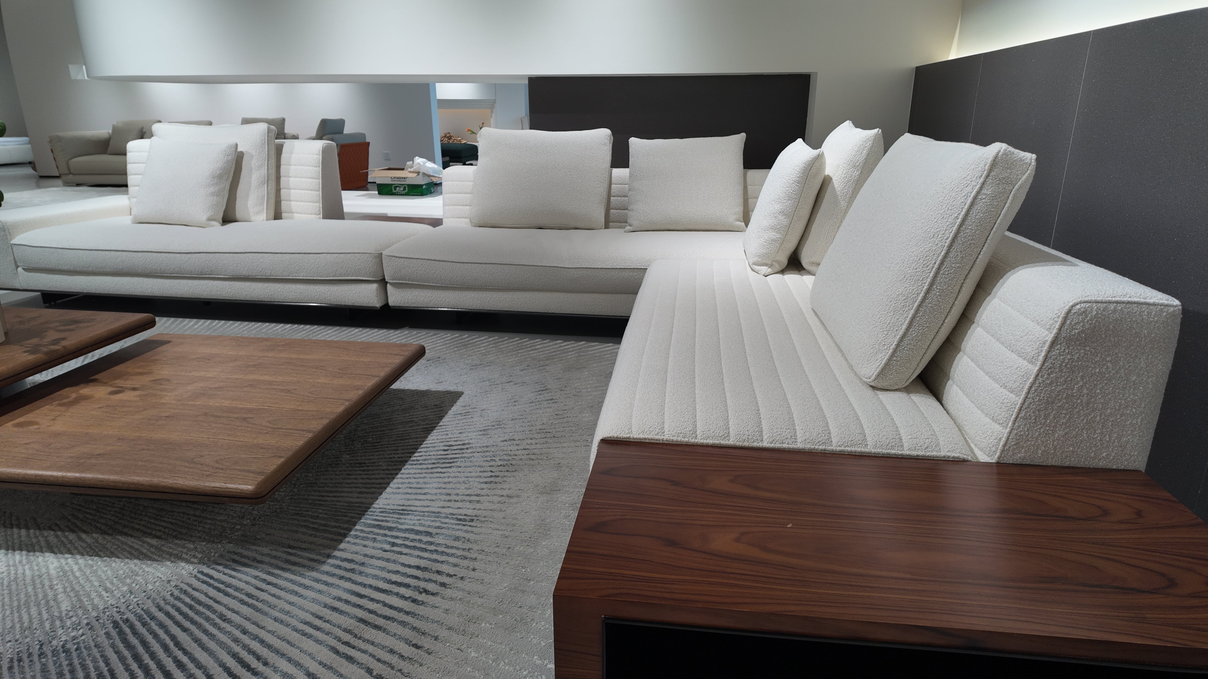 Cream & Walnut living room – Discreet Opulence Collection