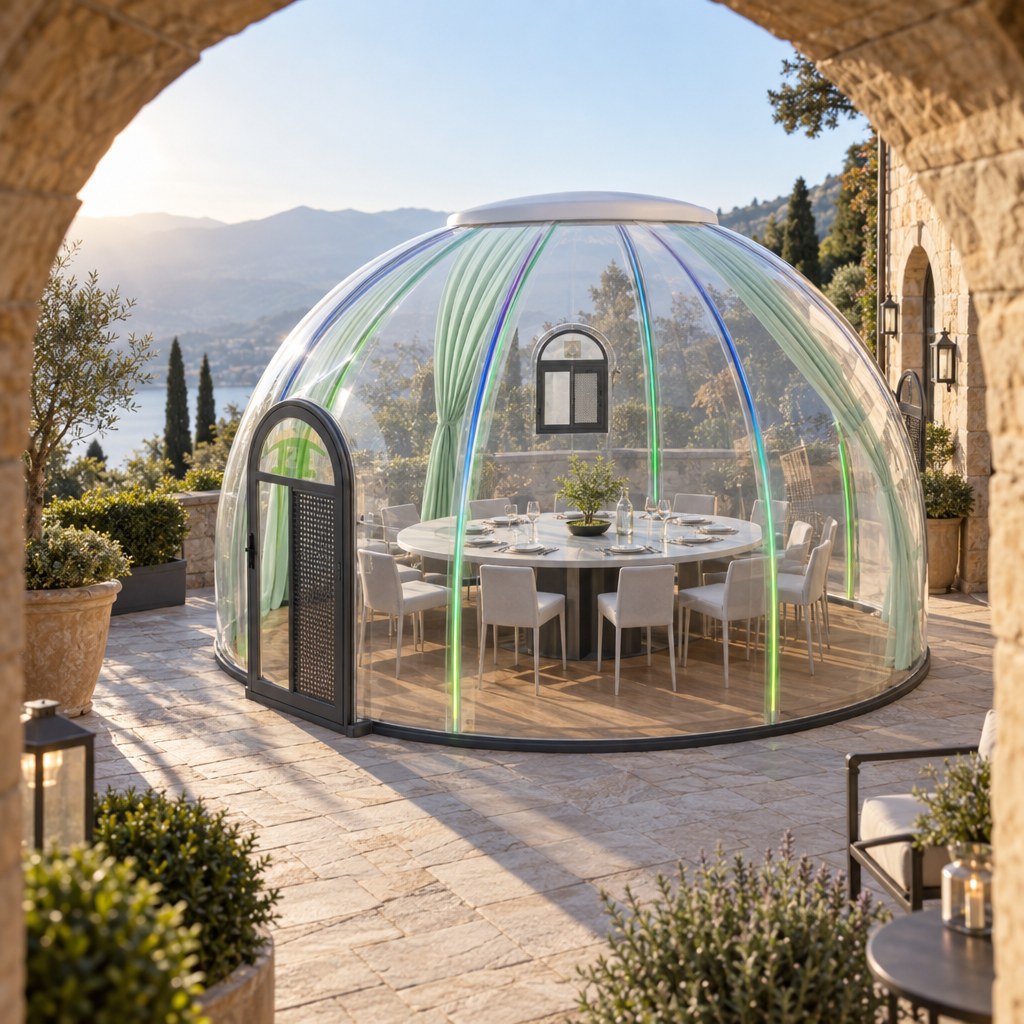 Dôme transparent Dôme Étoilé en polycarbonate