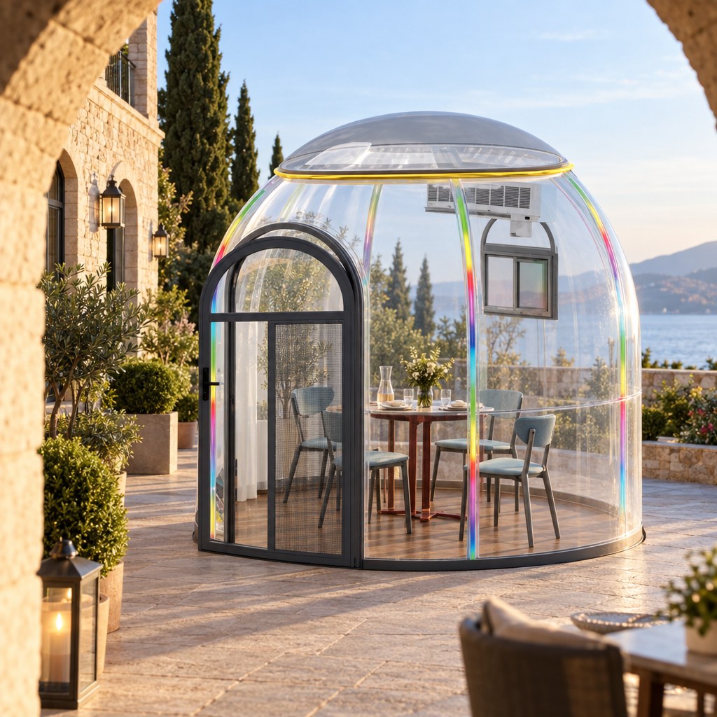 Dôme transparent Dôme Étoilé en polycarbonate