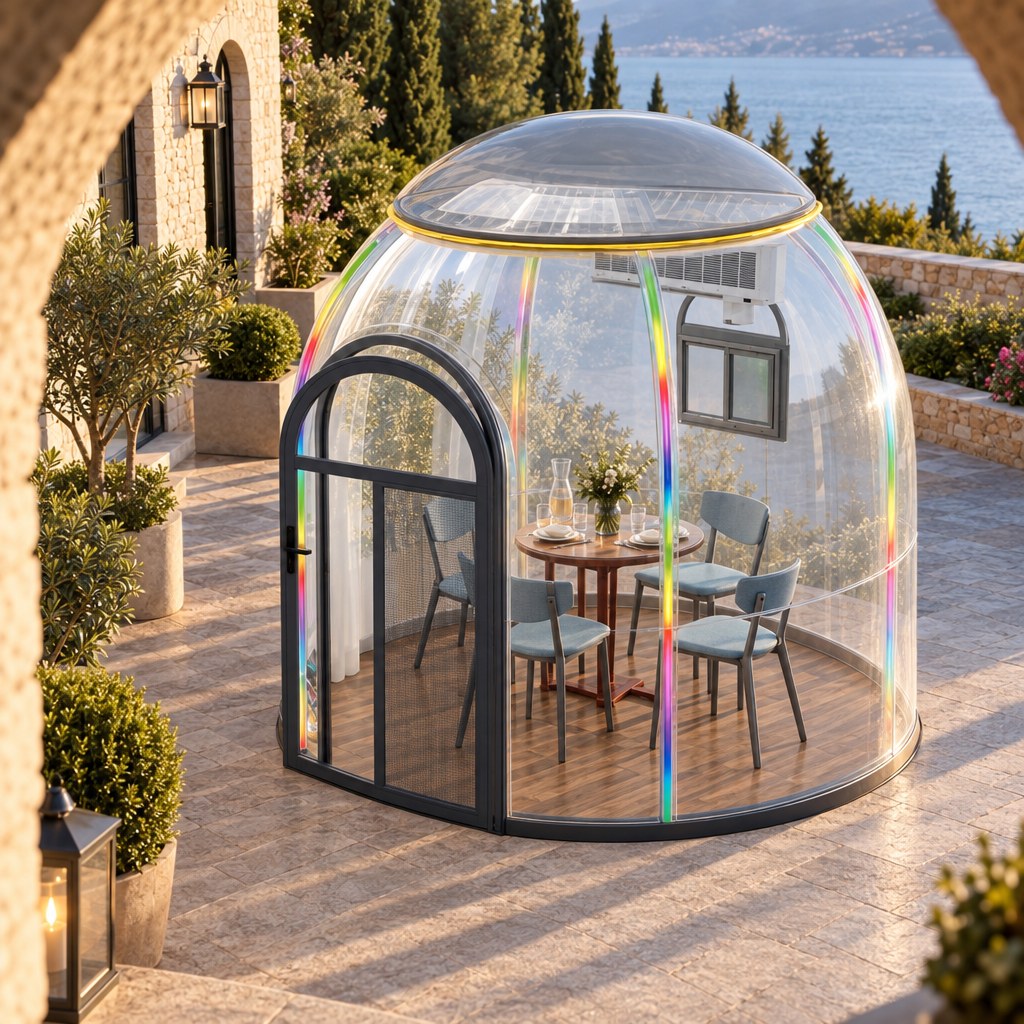 Dôme transparent Dôme Étoilé en polycarbonate