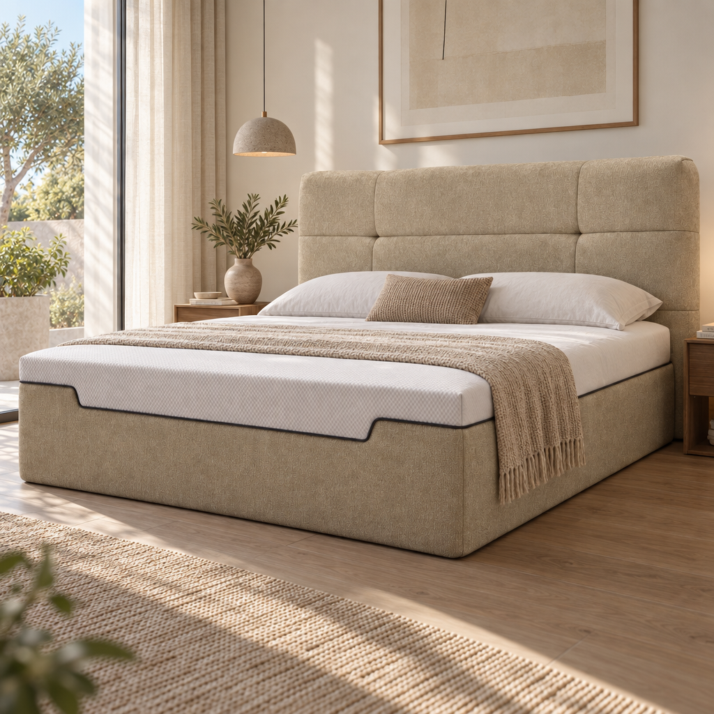 Lit capitonné en tissu YS7020 — vue 4