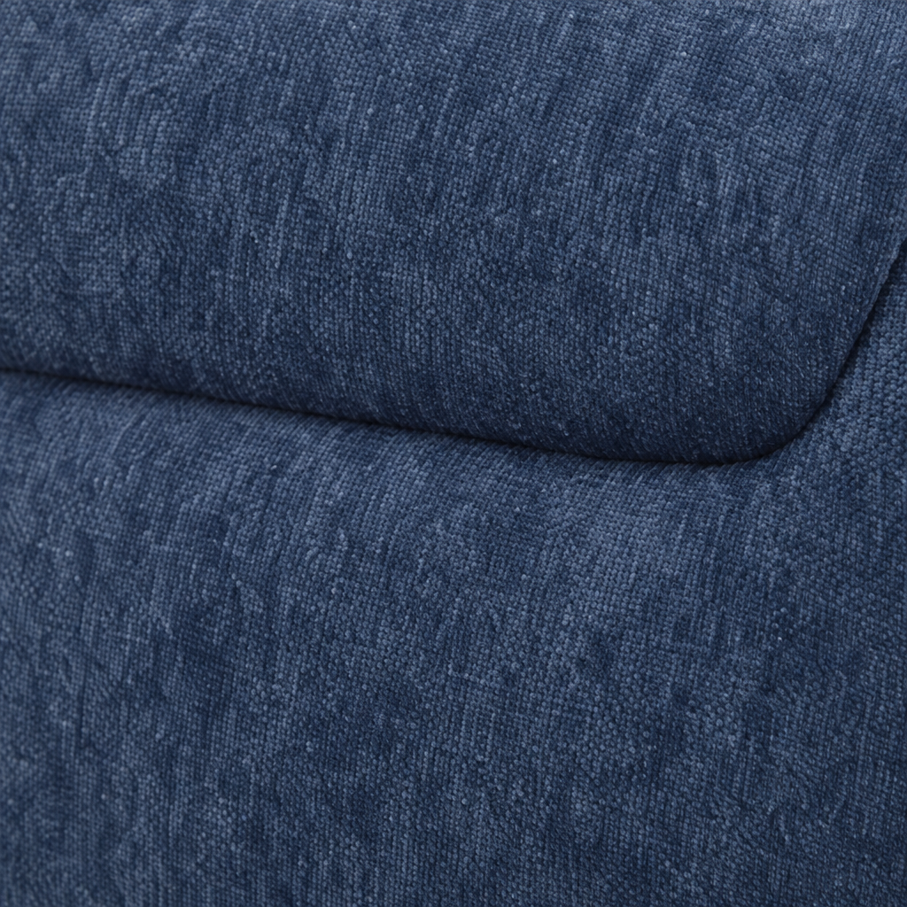 Lit rembourré en tissu bleu YS7021 — vue 3