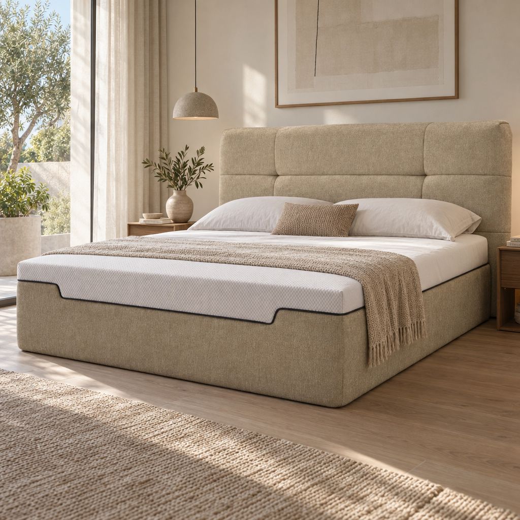 Lit capitonné en tissu YS7020 — vue 2