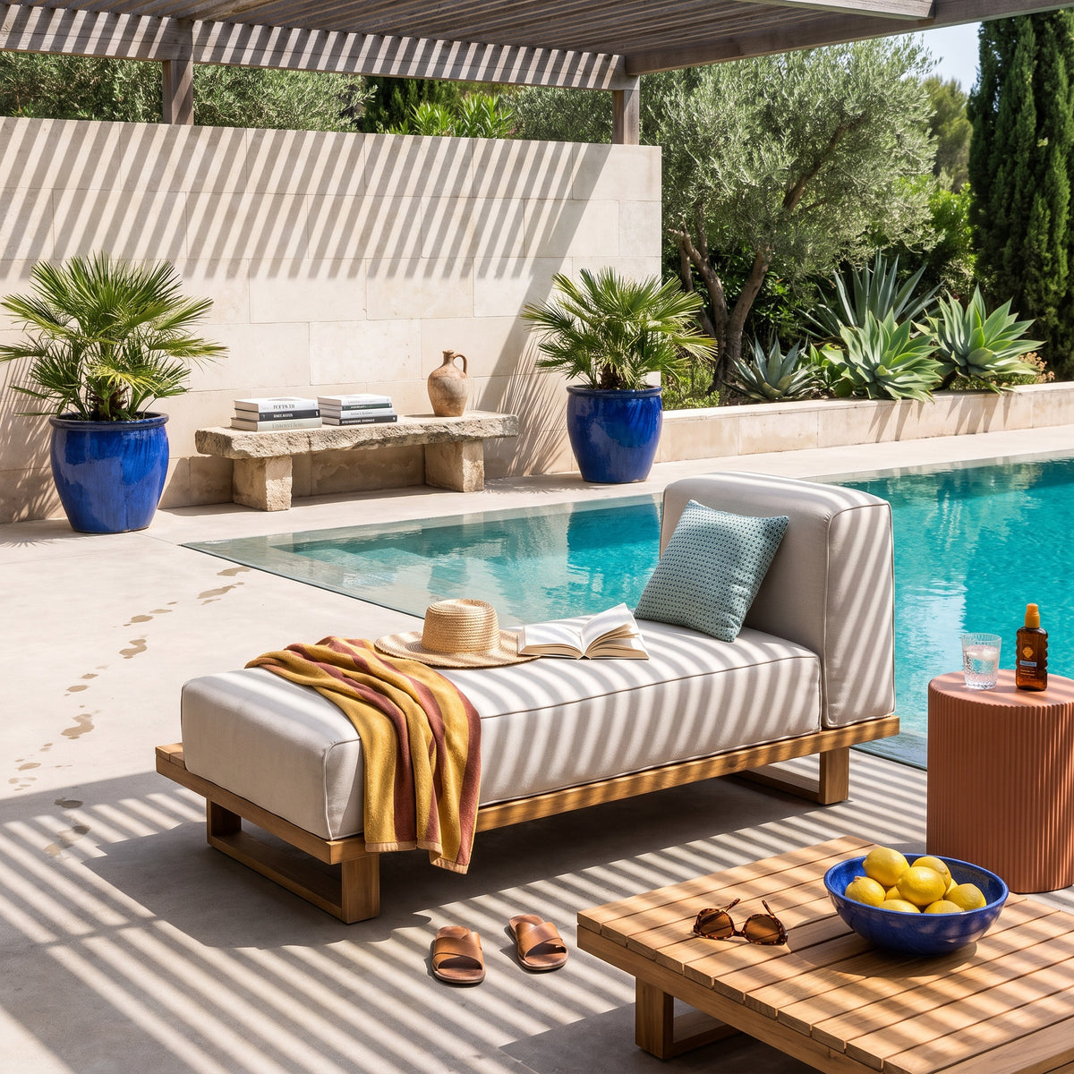 Daybed d'Extérieur en Teck JYT311-02